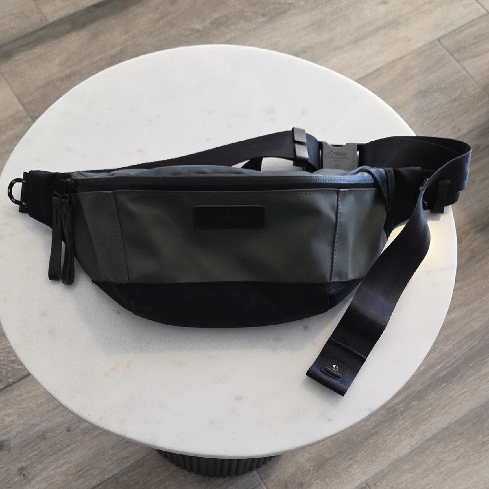 Master-piece MR PORTER Stylish Black and Green Men's Bag